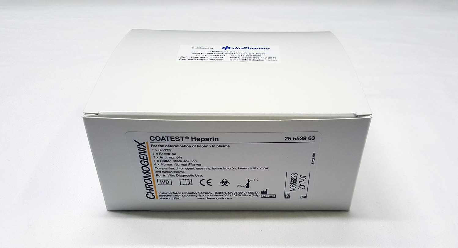 Chromogenix Coatest Heparin Chromogenic Assay Test Kit