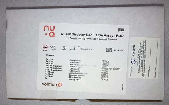 1001-01-03 Volition Nu Q Discover H3.1 ELISA NETs NETosis Histone H3 measurement assay detection reagent test kit