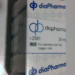 B821108-25 DiaPharma I-2581 box on a white surface