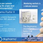 KDPGFX DiaPharma Factor X ad with a pile of rocks photo on the right