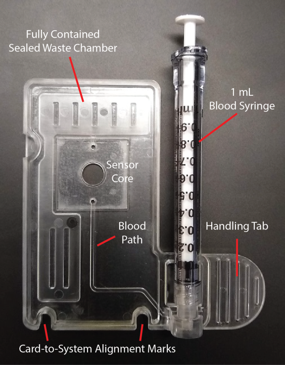 SPS-004-V1-C Stasys Medical Atlas Cartridge Platelet Strength Test PST Micro Force Generation Aggregometry Instrument