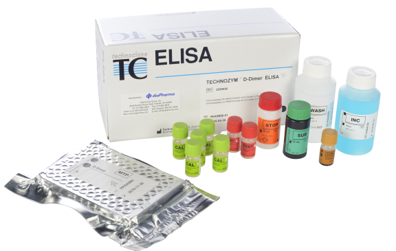 2599006 Technoclone Technozym D-Dimer ELISA measurement assay detection reagent test kit