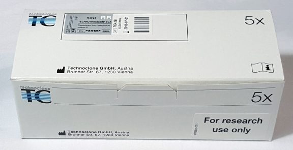 5006202 Technoclone Ceveron Technothrombin Thrombin Generation Assay TGA Reagent B measurement assay detection test kit