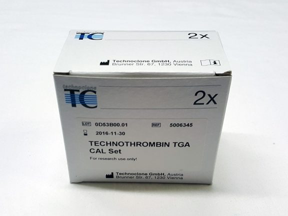 5006330 Technoclone Technothrombin Thrombin Generation Assay TGA Calibrator measurement assay detection reagent test kit