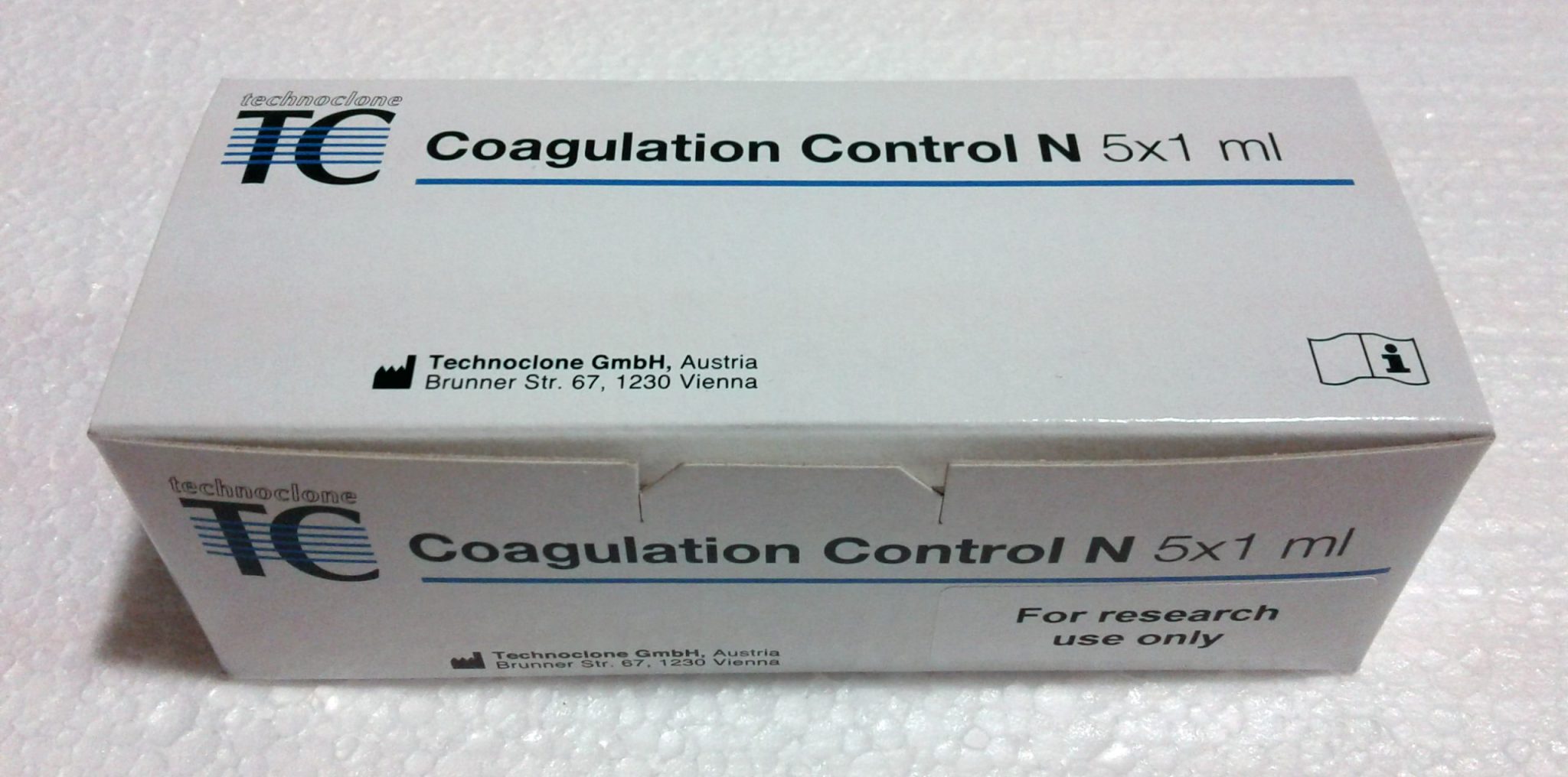 Technoclone Coagulation Control Normal, 5x1ml - DiaPharma