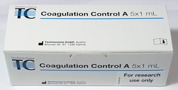 5021055 Technoclone Coagulation Control A measurement assay detection reagent test kit