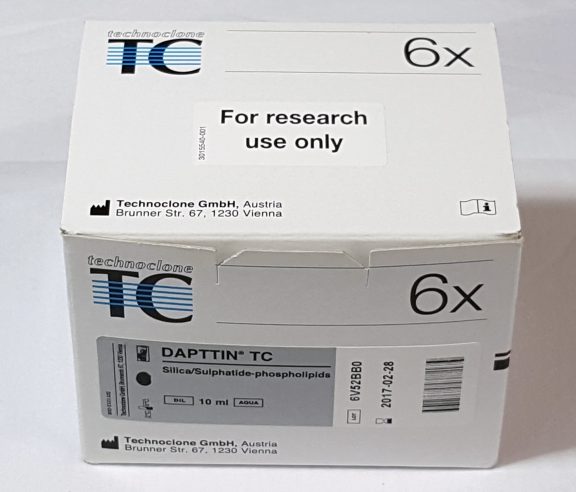 5035090 Technoclone DAPTTIN TC double-activated activated partial thromboplastin time aPTT reagent measurement assay detection reagent test kit