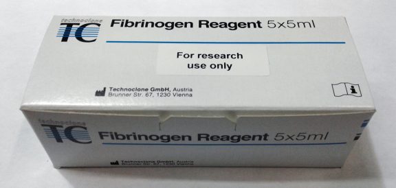 5138080 Technoclone Fibrinogen Reagent measurement assay detection reagent test kit