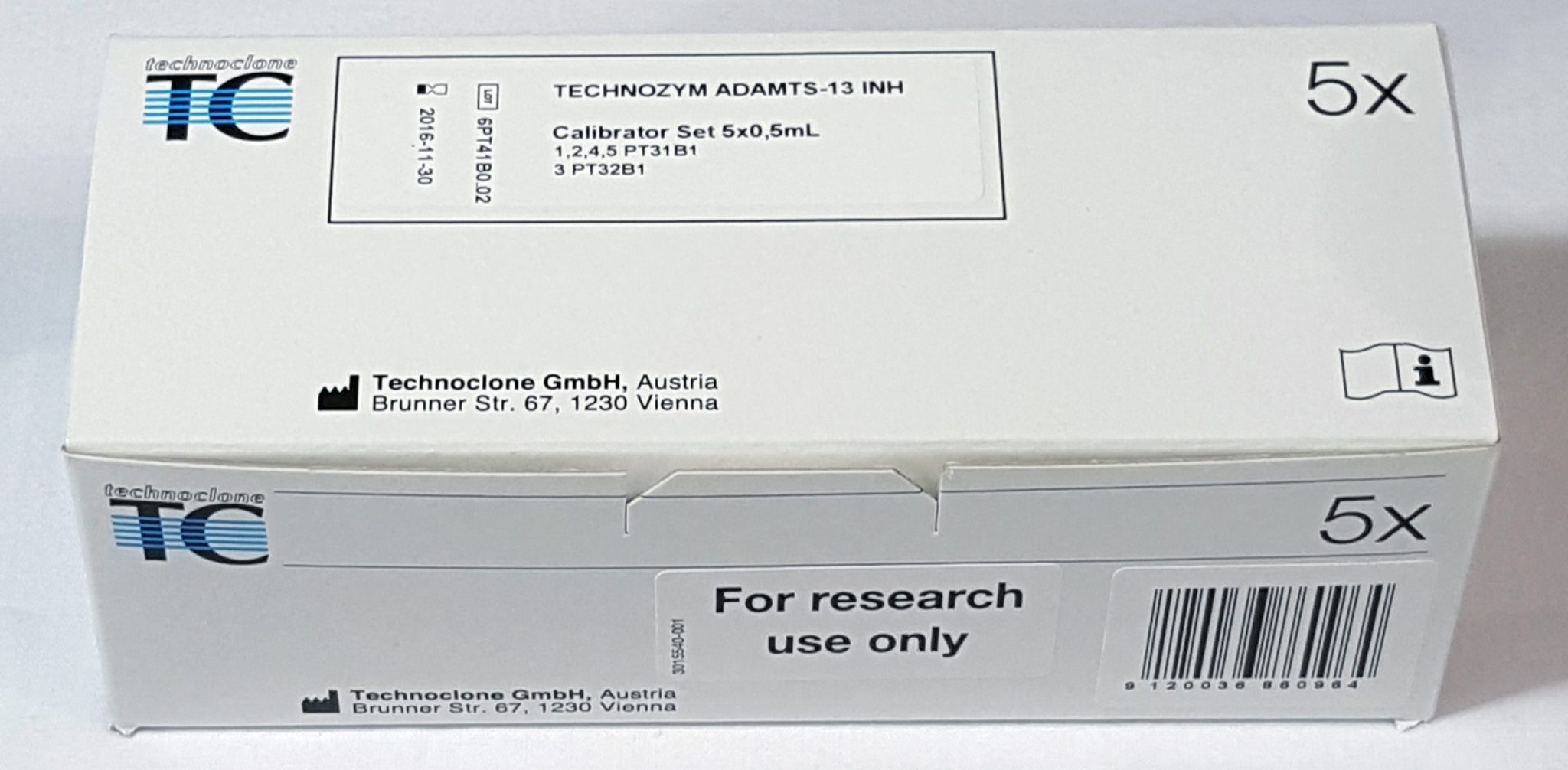 ADAMTS-13 INH Calibrator Set - Diapharma