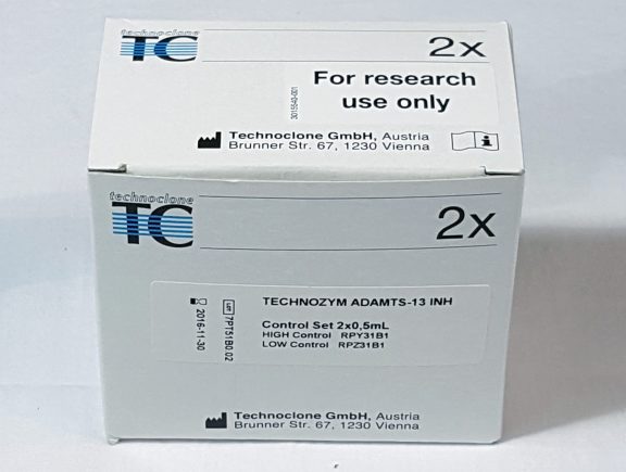 5450463 Technoclone Technozym ADAMTS-13 Inhibitor Control High Low measurement assay detection reagent test kit