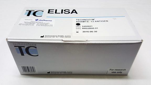 5450601 Technoclone Technozym ADAMTS13 Antigen ELISA measurement assay detection reagent test kit