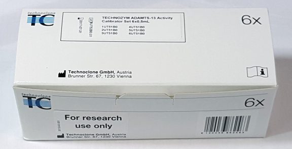 5450761 Technoclone Technozym ADAMTS-13 Activity Calibrator measurement assay detection reagent test kit