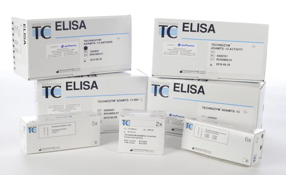 Technoclone Technozym ADAMTS13 measurement assay detection reagent test kits and controls