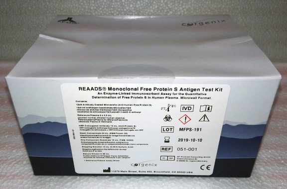 K051-001 REAADS Monoclonal Free Protein S Antigen measurement assay test kit