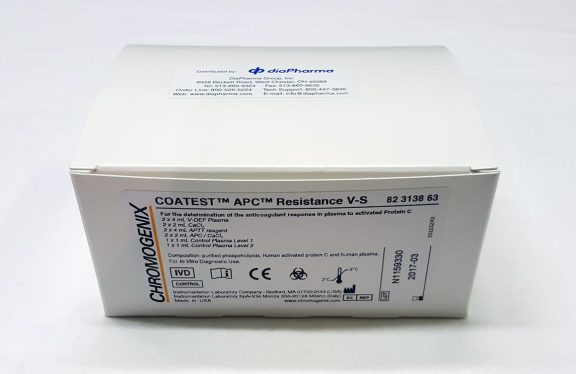 K823138 Chromogenix Coatest Activated Protein C Resistance APC R VS factor V:Q506 mutation measurement assay test kit