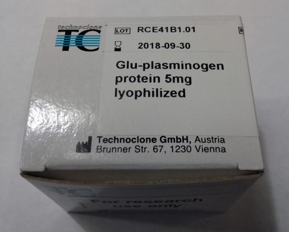 TC41005 Technoclone Purified Glu-Plasminogen Protein measurement assay detection reagent test kit