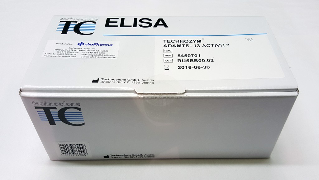 Technozym ADAMTS-13 Activity Chromogenic ELISA Assay Test Kit