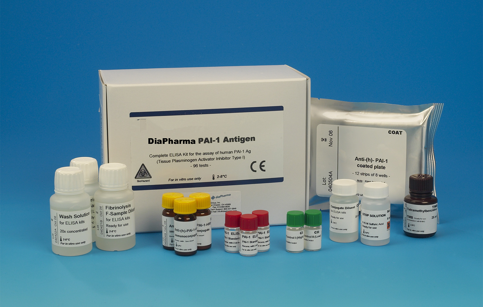 PAI ELISA assay test kit Plasminogen activator inhibitor