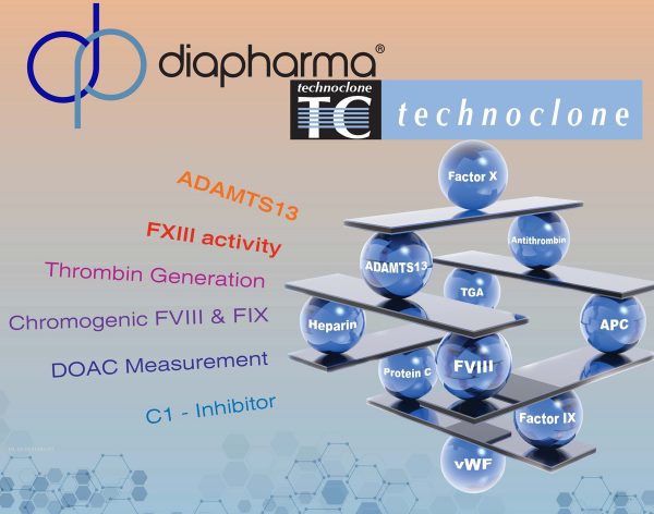 Technothrombin Ceveron TGA Thrombin Generation Assay ADAMTS13 FXIII Activity Measurement Assay Test Kit