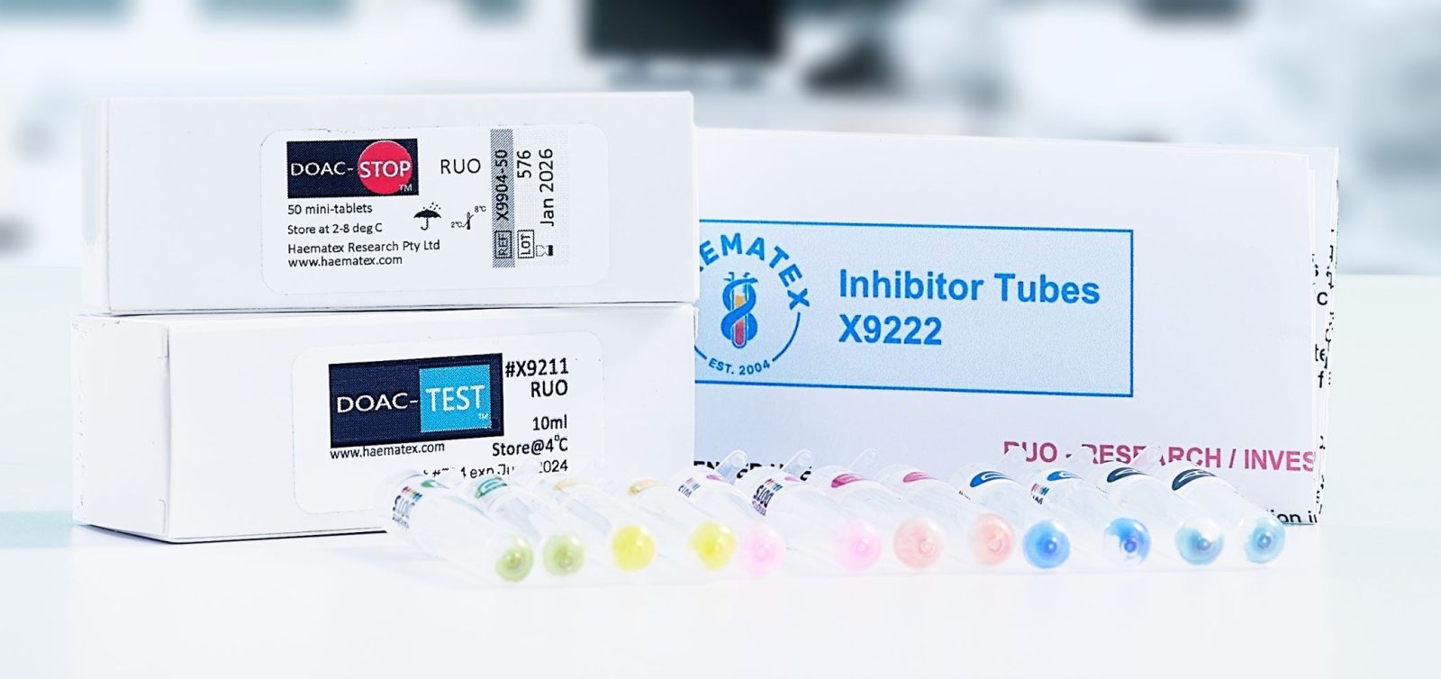 DOAC-STOP, DOAC-TEST, Inhibitor Tubes