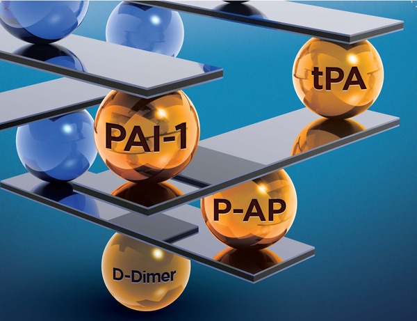 tPA, PAI-1, P-AP, D-Dimer